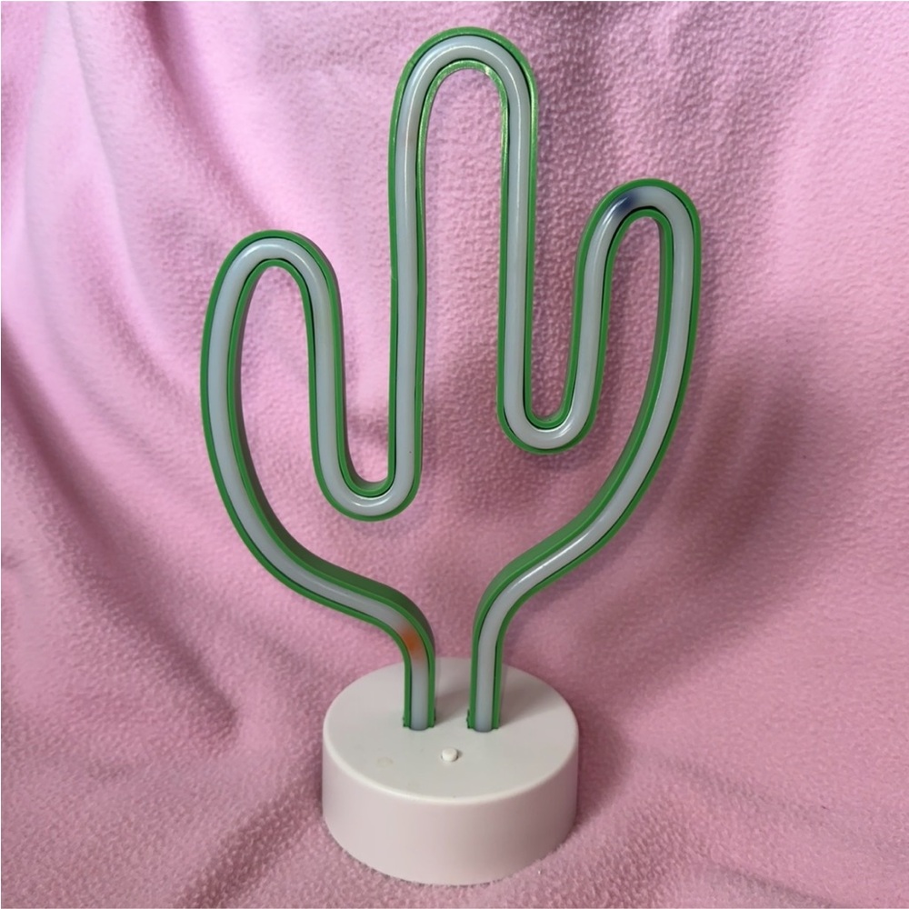 Neon Light Up Cactus🌵 - Picture 2 of 6